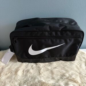 Nike Brasilia Black White Shoe Tote Toiletry Bag